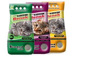 Zapachowy żwirek dla kota - Super Benek